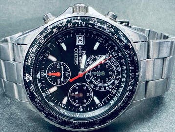 Seiko - Chronograph Pilot - Zonder minimumprijs - V657-8120