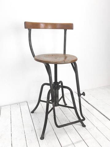 Pre-WWII Architect’s / Workshop Stool – Konrad