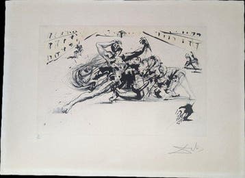Salvador Dali (1904-1989) - Sigismund dans la cour - from
