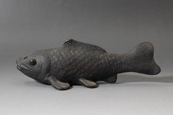 Bronzen karpersculptuur - Brons - Naoki Tominaga (,