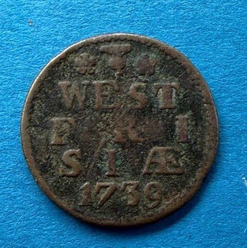 Nederland, West-Friesland Duit 1739 (Zonder minimumprijs)