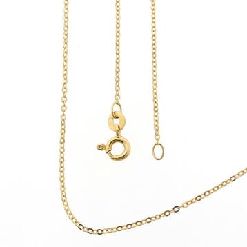 Gouden ankerschakel ketting, Ophalen of Verzenden, Gebruikt, Goud, Goud