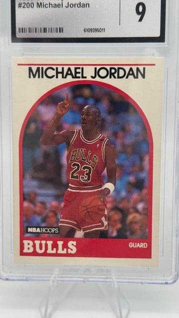 1989-90 Nba Hopps Michael Jordan #200 Graded card - CGC 9, Verzamelen, Nieuw
