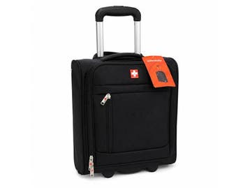 Veiling - Reiskoffer Swizz Traveller Black Zwart met Cijfers, Nieuw