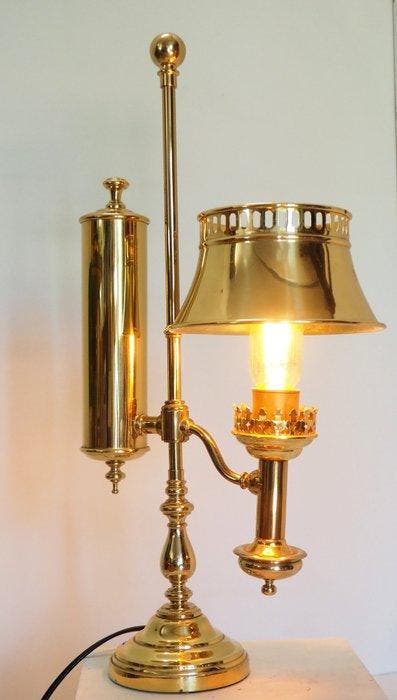 Agusti S.A - Lampe de table - Laiton - Quinquet, Huis en Inrichting, Overige Huis en Inrichting