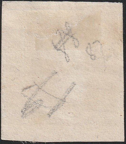 Italiaanse oude staten - Sicilië 1859 - 50 g chocolade pos., Timbres & Monnaies, Timbres | Europe | Italie