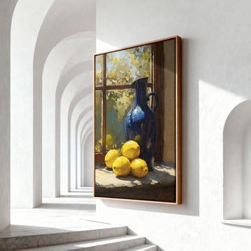 Iconica - Lemons by the Window - unique 1/1 XXL (150 x 100