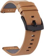 DrPhone LB1 – Universele 18mm Lederen Armband – Polsomtrek, Handtassen en Accessoires, Smartwatches, Verzenden, Nieuw