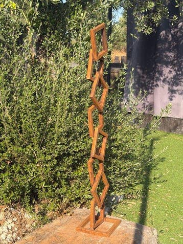 Ana Lucia B.M - Sculpture Corten - XL - No Reserve