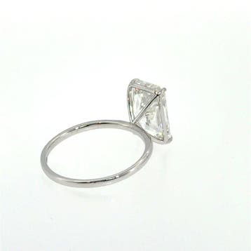 Zonder minimumprijs - Ring - 14 karaat Witgoud - 3.02ct. tw.
