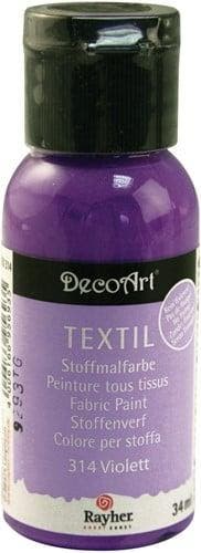 Textielverf Stoffenverf Violet 34 ml, Nieuw