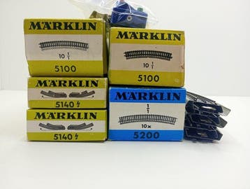 Märklin H0 - Modeltreinsporen (42) - M-sporen - Gebogen, Nieuw
