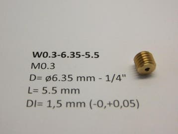 micromotor W0.3-6.35-5.5 wormwiel, Verzenden, Overige typen