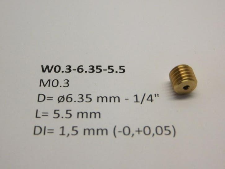 micromotor W0.3-6.35-5.5 wormwiel, Hobby en Vrije tijd, Modeltreinen | H0, Gelijkstroom, Overige typen, Nieuw, Overige merken