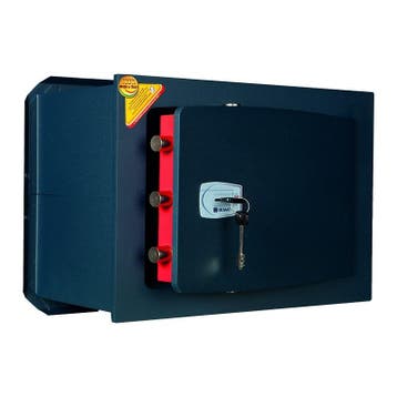 Muurkluis Technomax Gold GK 5L met dubbelbaard sleutelslot, Verzenden, Nieuw, Brandkast