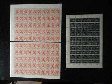 Pays-Bas - Partie timbres-poste, petits feuillets et