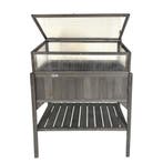 Lendo Online Plantenbak Kweekbak 98x49x120 cm Hout Grijs, Verzenden, Nieuw