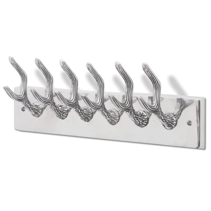 vidaXL Aluminium kapstok zilverkleurig, Huis en Inrichting, Woonaccessoires | Kapstokken, Nieuw, Verzenden