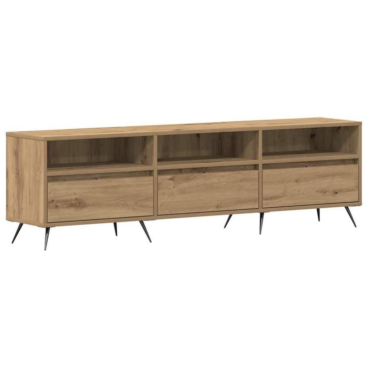 TV-kast eiken 150cm | 54% Retour deal | Pak die winst, Maison & Meubles, Armoires | Mobilier de télévision, Envoi