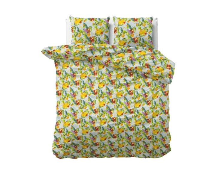Sleeptime Elegance Fruit Trend Groen - 200X200/220 + 2 x kus, Huis en Inrichting, Slaapkamer | Beddengoed