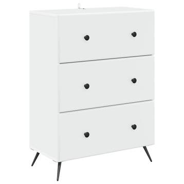 vidaXL Ladekast Wit 66 x 34,5 x 90 cm Bewerkt hout, Verzenden, Nieuw