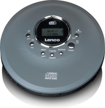 Discman - CD Speler - MP3 Speler - Anti Shock - Antraciet -, Verzenden, Nieuw
