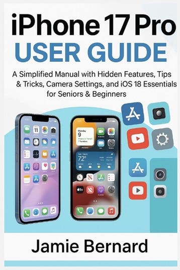 iPhone 17 Pro User Guide 9781685225247 Jamie Bernard, Verzenden, Jamie Bernard