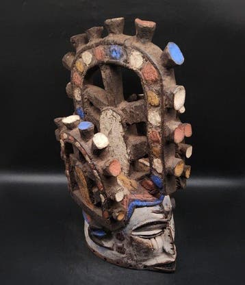Magnifique casque - Igbo - Nigeria (Sans prix de réserve), Antiquités & Art