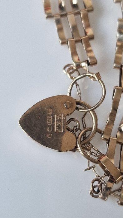 Armband - 9 kt. Geel goud, Bijoux, Sacs & Beauté, Bracelets