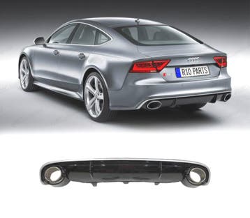 DIFFUSEUR AUDI A7 12-15 LOOK RS7 + EMBOUTS DECHAPPEMENT NOI, Verzenden