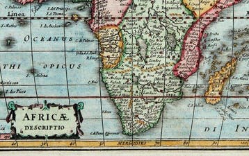 Afrika - Het continent Afrika; Mercator & Janssonius, -