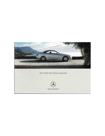 2002 MERCEDES BENZ CLK COUPÉ BROCHURE DUITS, Nieuw