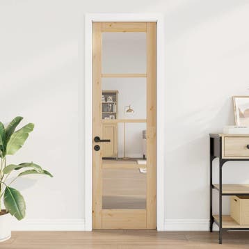 vidaXL Interne Deur ORKDAL Bruin 61 x 198,5 cm, Doe-het-zelf en Bouw, Deuren en Vliegenramen, Verzenden, Nieuw