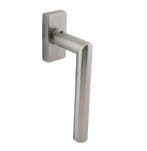 Intersteel raamkruk Jura op rechthoekig rozet rvs, Doe-het-zelf en Bouw, Ophalen of Verzenden, Nieuw