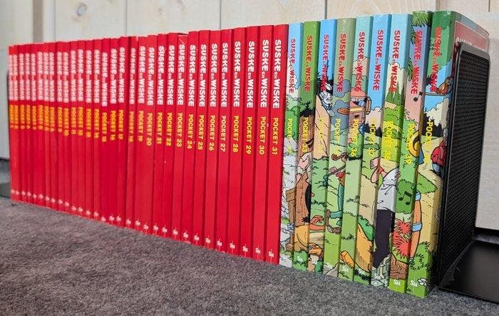 Suske en Wiske - complete pocketreeks - 40 Album - Eerste, Boeken, Stripverhalen