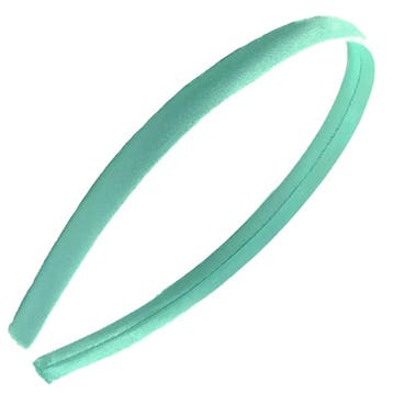 Fako Fashion - Diadeem - Satijn - 10mm - Mintgroen, Verzenden