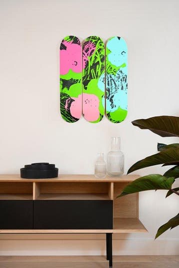 Andy Warhol (after) - Flowers - Green/Pink, Antiek en Kunst