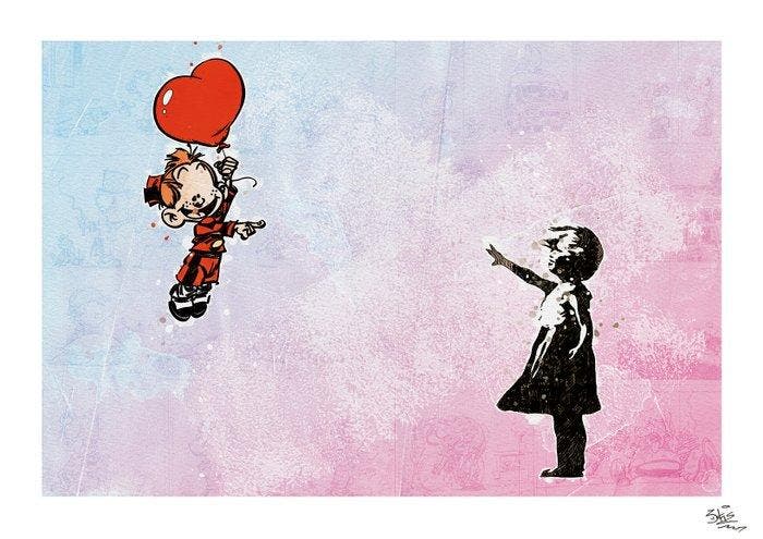 SKE - Promis, j’te le rends ! Mag Spirit, Antiek en Kunst, Kunst | Designobjecten