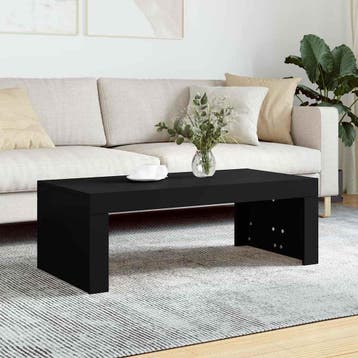 Table basse noire 102x50cm - Seconde chance - Etat neuf, Verzenden, Nieuw