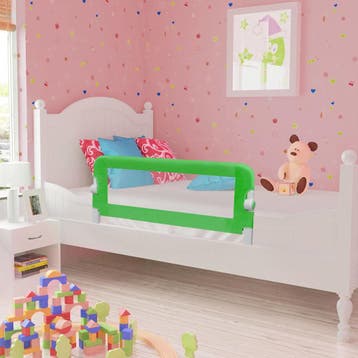 vidaXL Kinderbedhekjes 2 st 102x42 cm groen, Kinderen en Baby's, Verzenden, Nieuw