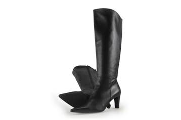 Manfield Laarzen in maat 36 Zwart, Kleding | Dames, Schoenen, Hoge laarzen, Verzenden, Zwart, Manfield