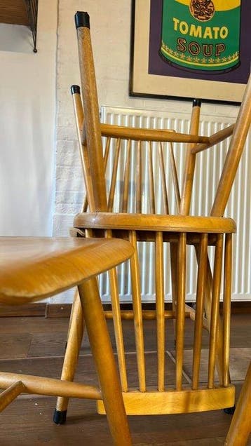 IKEA - Yngve Ekström - Stoel (4) - Hout - Zeldzame set Yngve