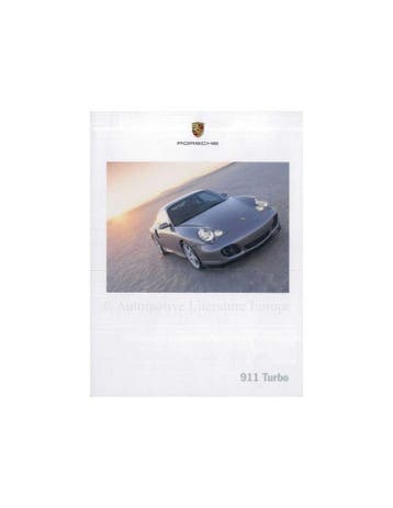 2000 PORSCHE 911 TURBO BROCHURE ENGELS (US), Ophalen of Verzenden, Nieuw