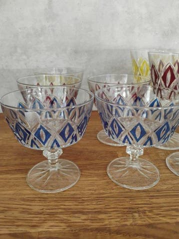 VMC Reims - Wijnglas (11) - Harlequin - Kristal - 11 VMC