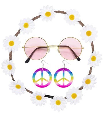 Hippie Verkleedset, Verzenden, Nieuw