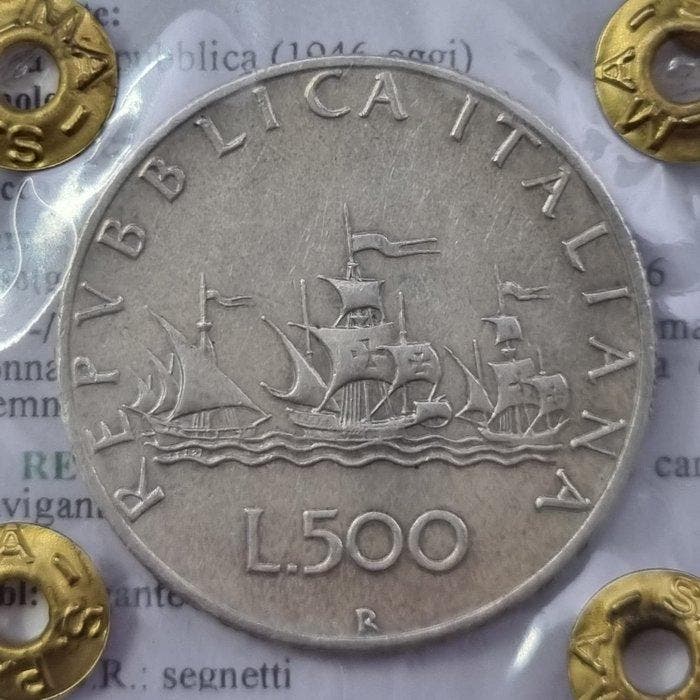 Italië. Republic. 500 Lire 1961-1974 (Zonder minimumprijs), Postzegels en Munten, Munten | Europa | Niet-Euromunten