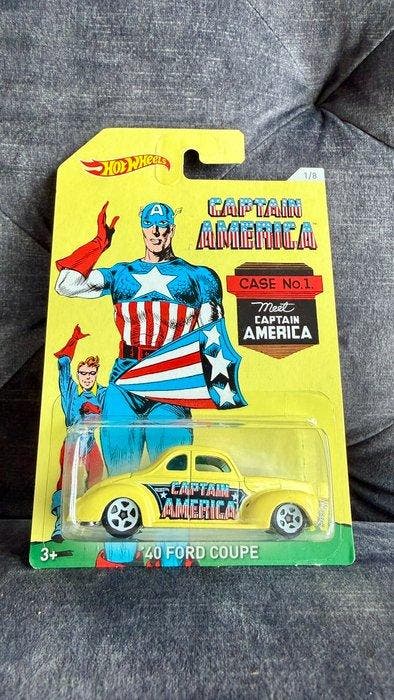 Hot Wheels 1:64 - Modelauto (8) - Full 8/8 Captain America, Hobby & Loisirs créatifs, Voitures miniatures | 1:5 à 1:12
