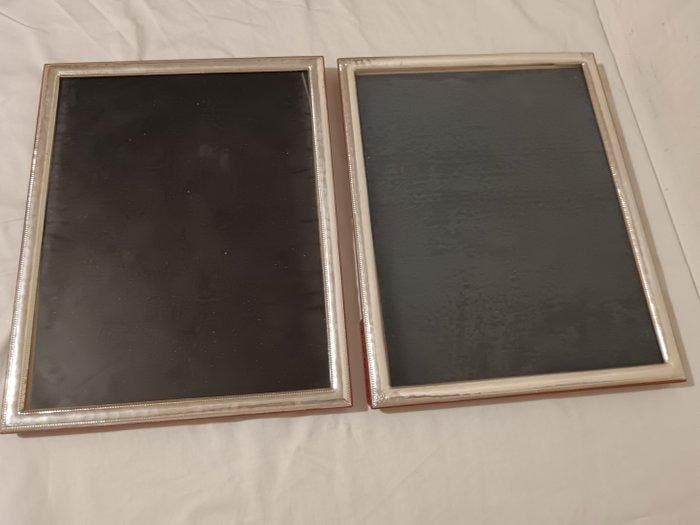 Argenti Firenze - Fotolijst (2) - Zilverlaminaat, Antiek en Kunst, Curiosa en Brocante
