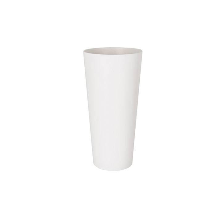 Hoge kunststof bloempot wit D37xH80 Monaco, Jardin & Terrasse, Pots de fleurs, Envoi