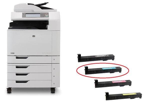 HP - HP 824A (CB381A) toner cyaan (origineel), Computers en Software, Printerbenodigdheden, Toner, Nieuw, Ophalen of Verzenden